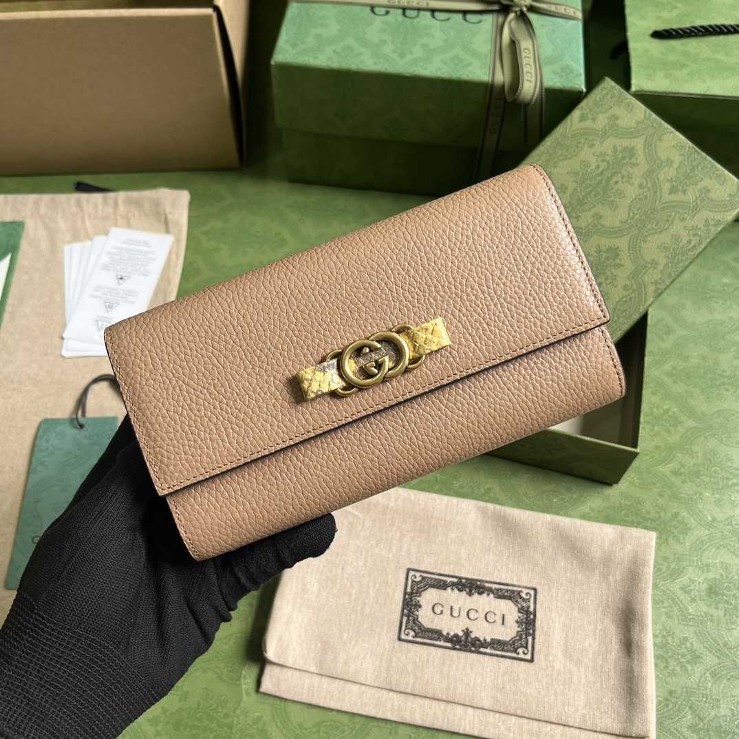 Gucci Chain Wallet With Interlocking G Python Bow(19-10-4cm) - DopestKickz