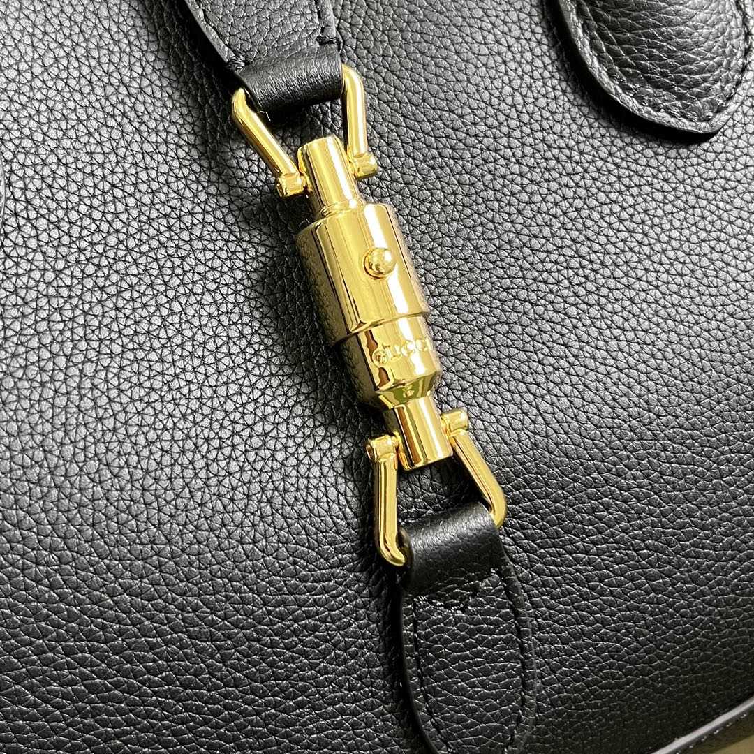 Gucci Jackie 1961 Small Natural Grain Tote(30-23-12cm) - DopestKickz