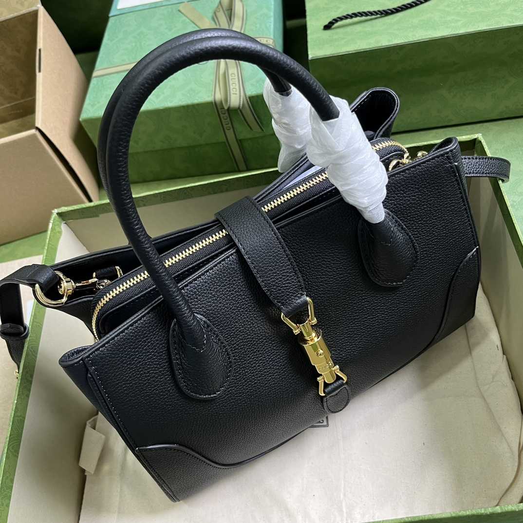 Gucci Jackie 1961 Small Natural Grain Tote(30-23-12cm) - DopestKickz