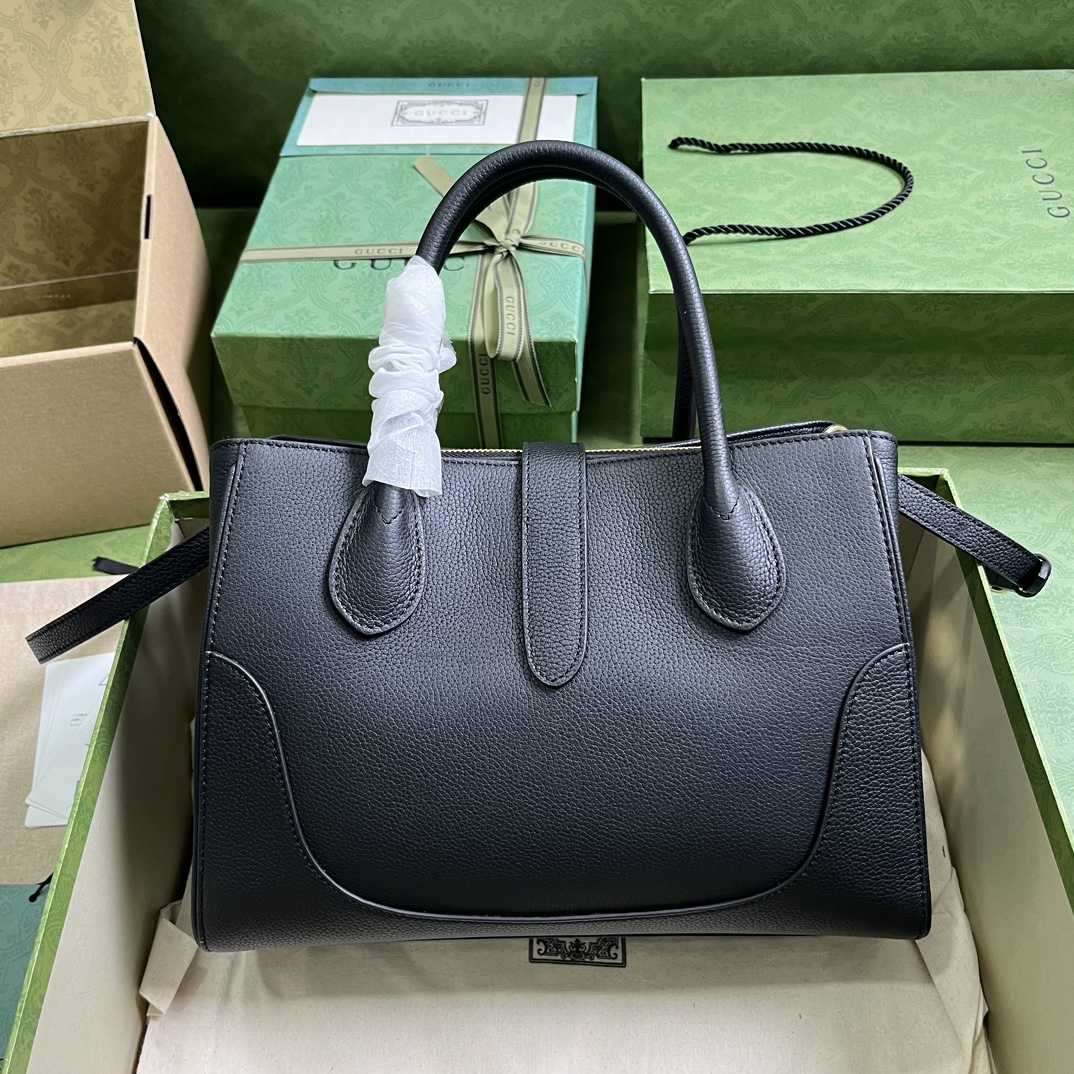 Gucci Jackie 1961 Small Natural Grain Tote(30-23-12cm) - DopestKickz