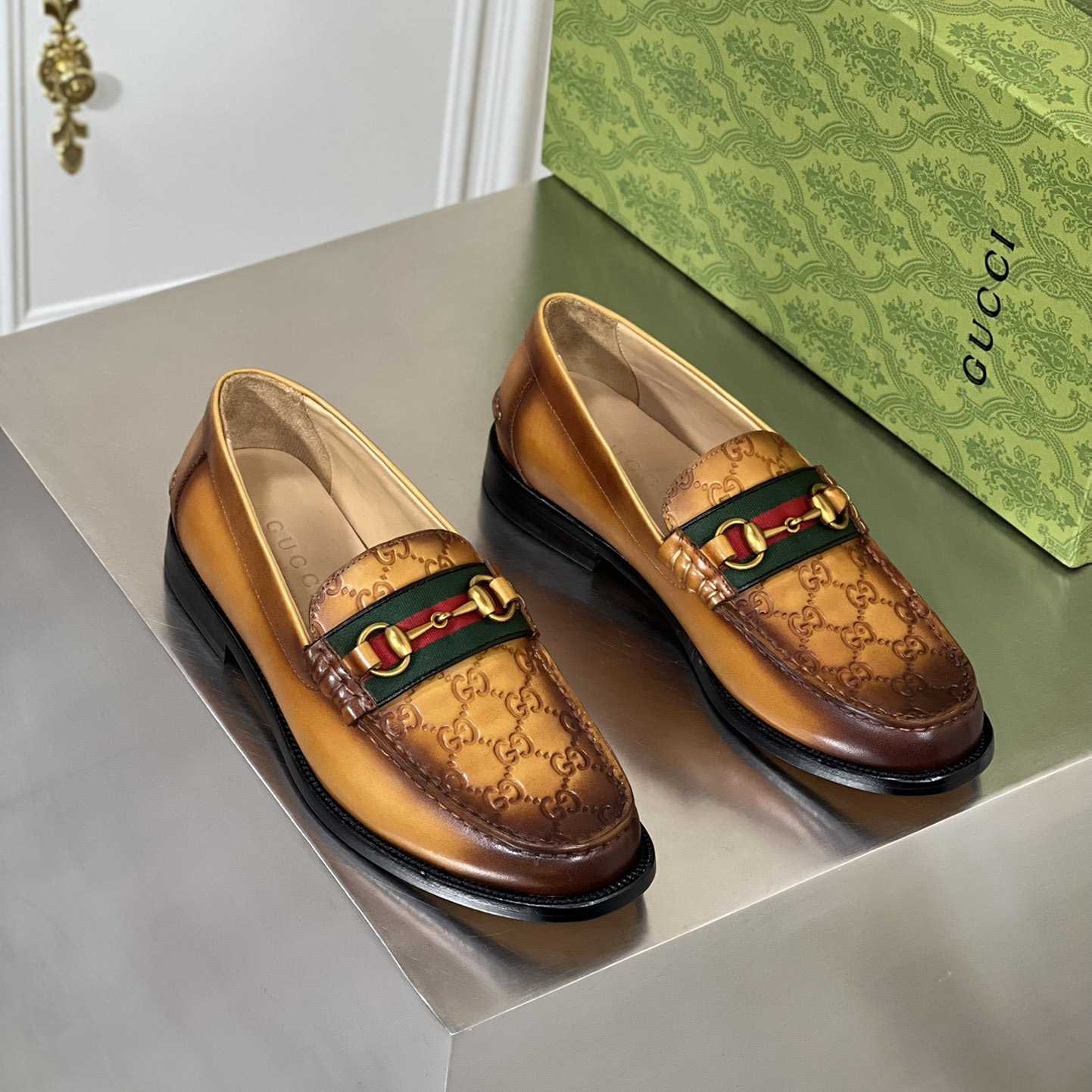 Gucci Men's Loafer With Horsebit - DopestKickz