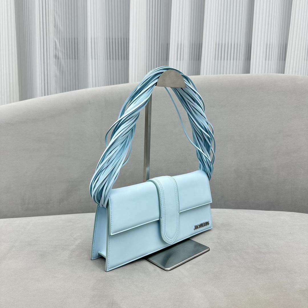 Jacquemus Le Bambino Long Ficiu Shoulder Bag(26-14cm) - DopestKickz