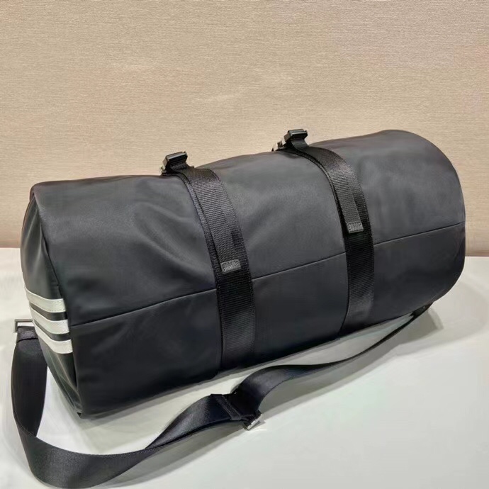 Prada  Nylon And Saffiano Leather Duffle Bag - DopestKickz