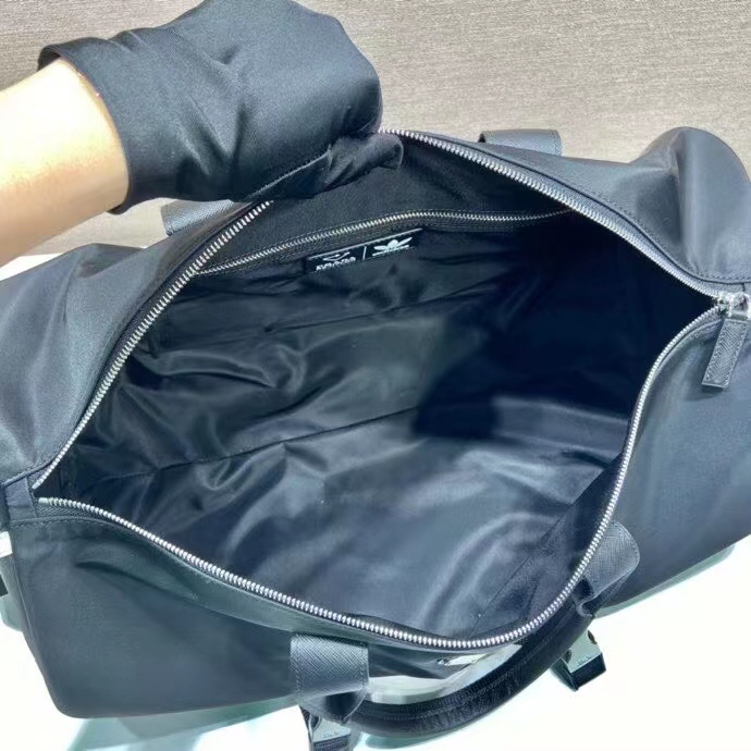 Prada  Nylon And Saffiano Leather Duffle Bag - DopestKickz