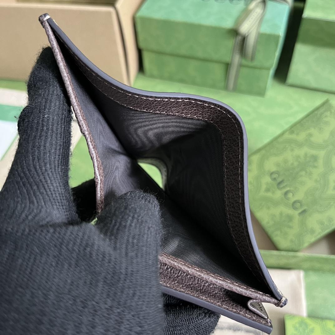 Gucci Card Case Wallet With Double G Strawberry - DopestKickz