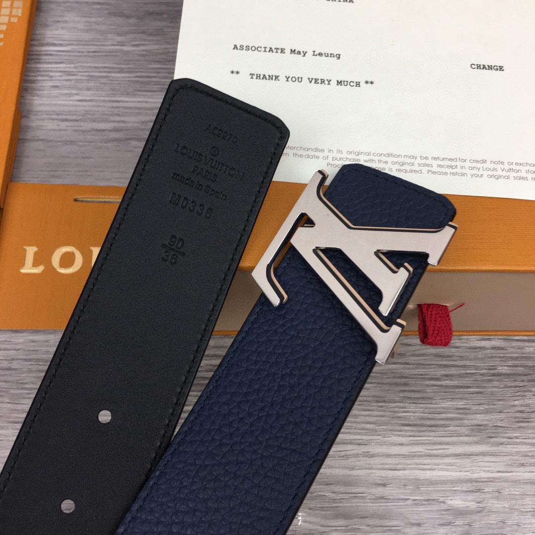 Louis Vuitton LV Shape 40MM Reversible Belt - DopestKickz