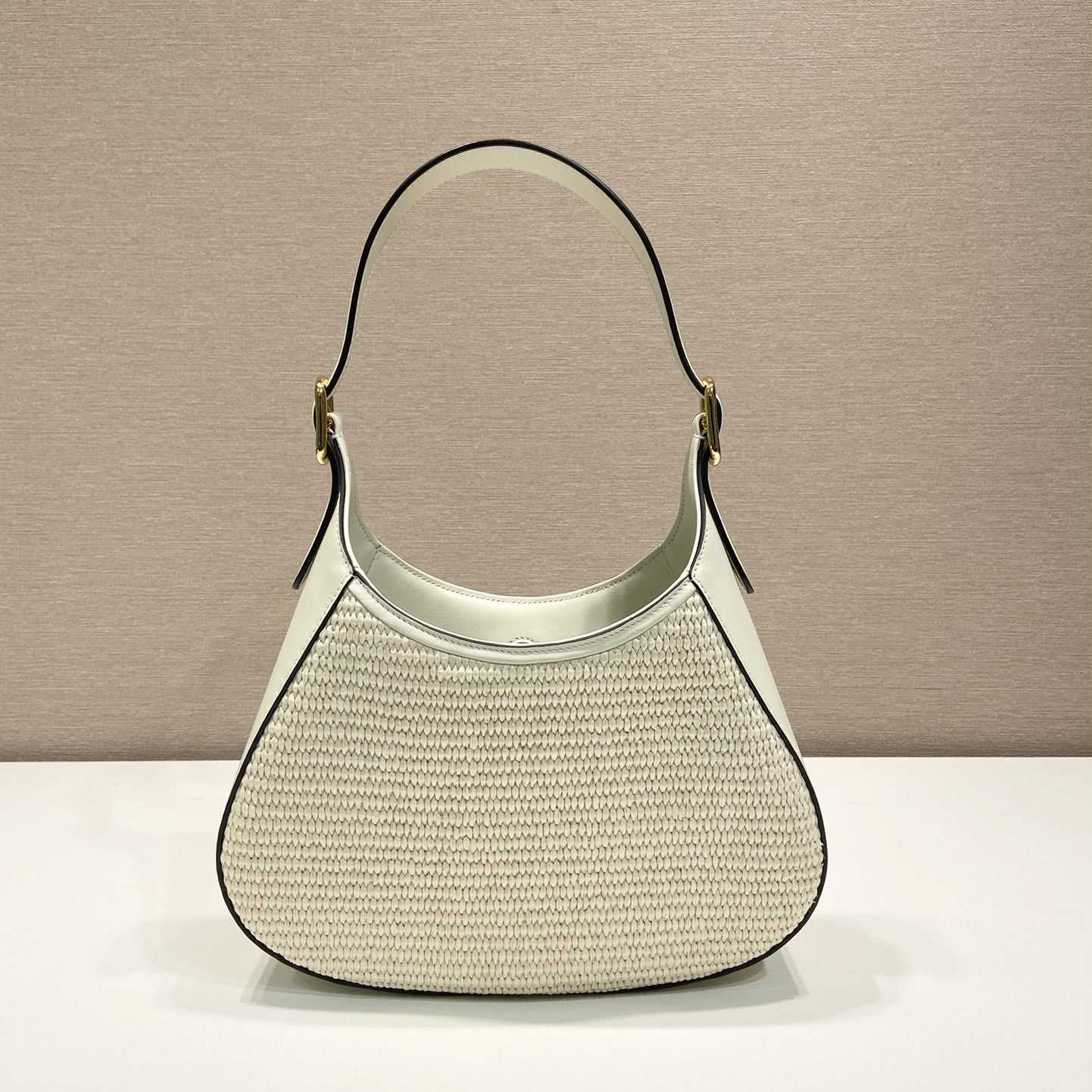 Prada Fabric And Leather Shoulder Bag - DopestKickz