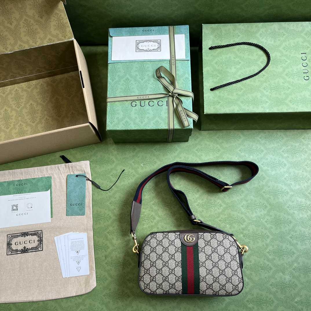 Gucci Ophidia GG Small Shoulder Bag (23.9x 15.2x 6.9cm) - DopestKickz