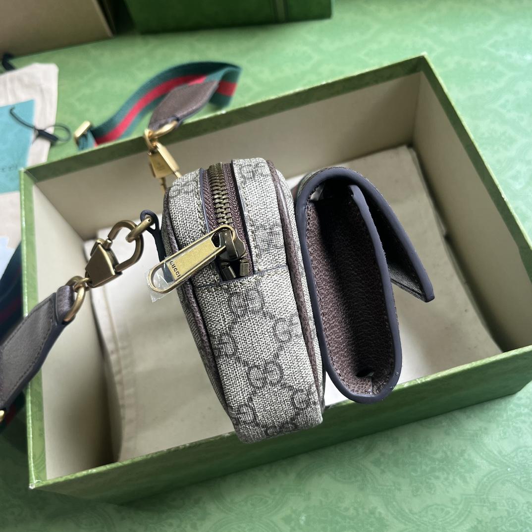 Gucci Ophidia GG Mini Bag(20-12.5-9cm)    - DopestKickz