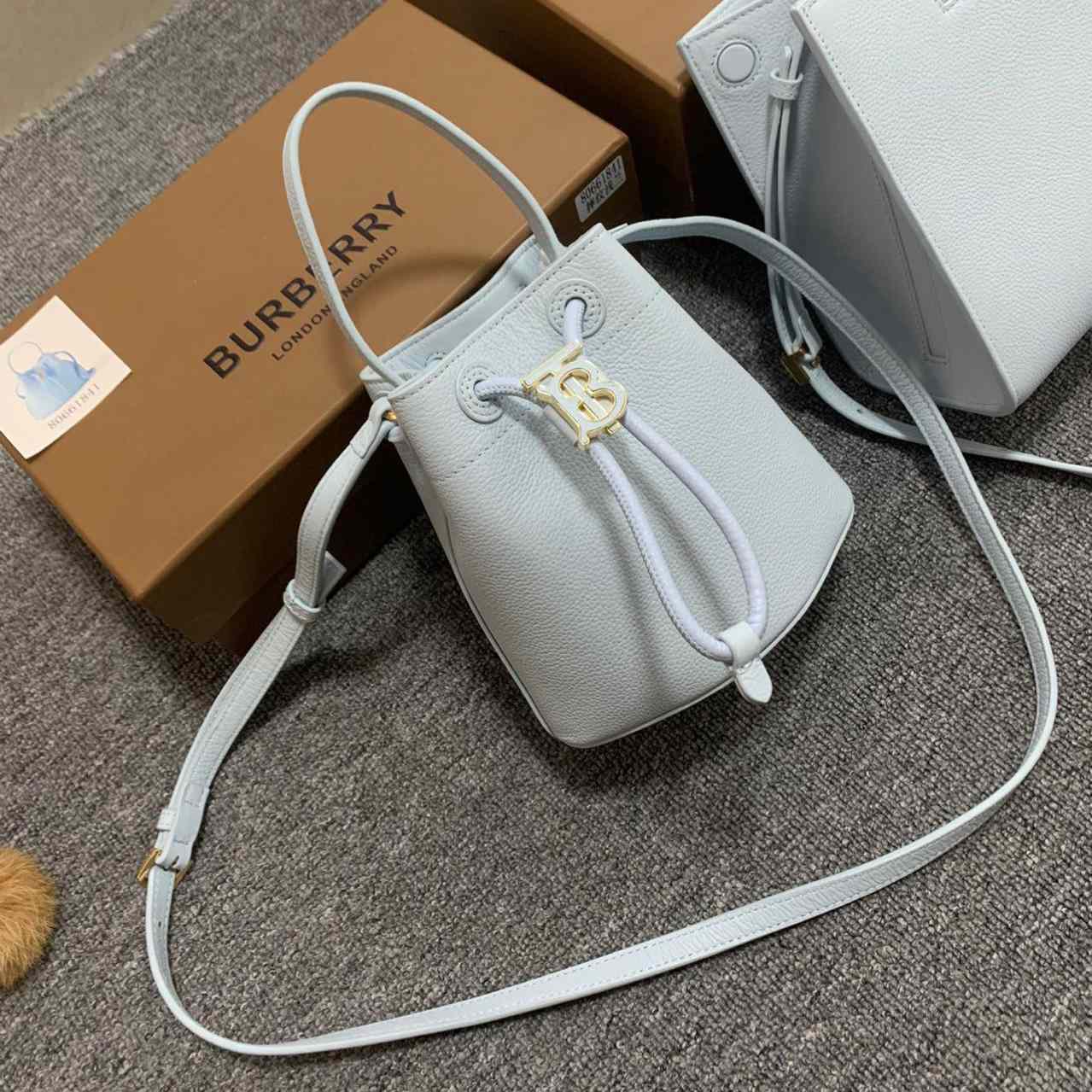 Burberry Mini TB Bucket Bag  - DopestKickz