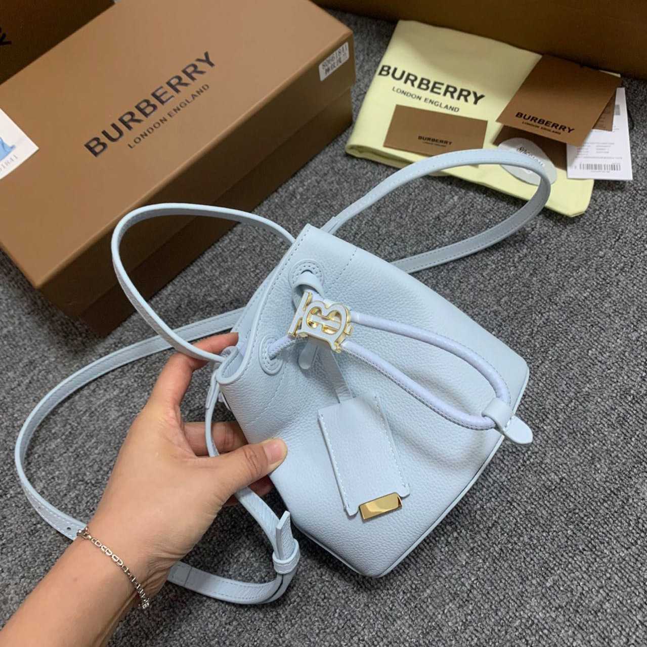 Burberry Mini TB Bucket Bag  - DopestKickz