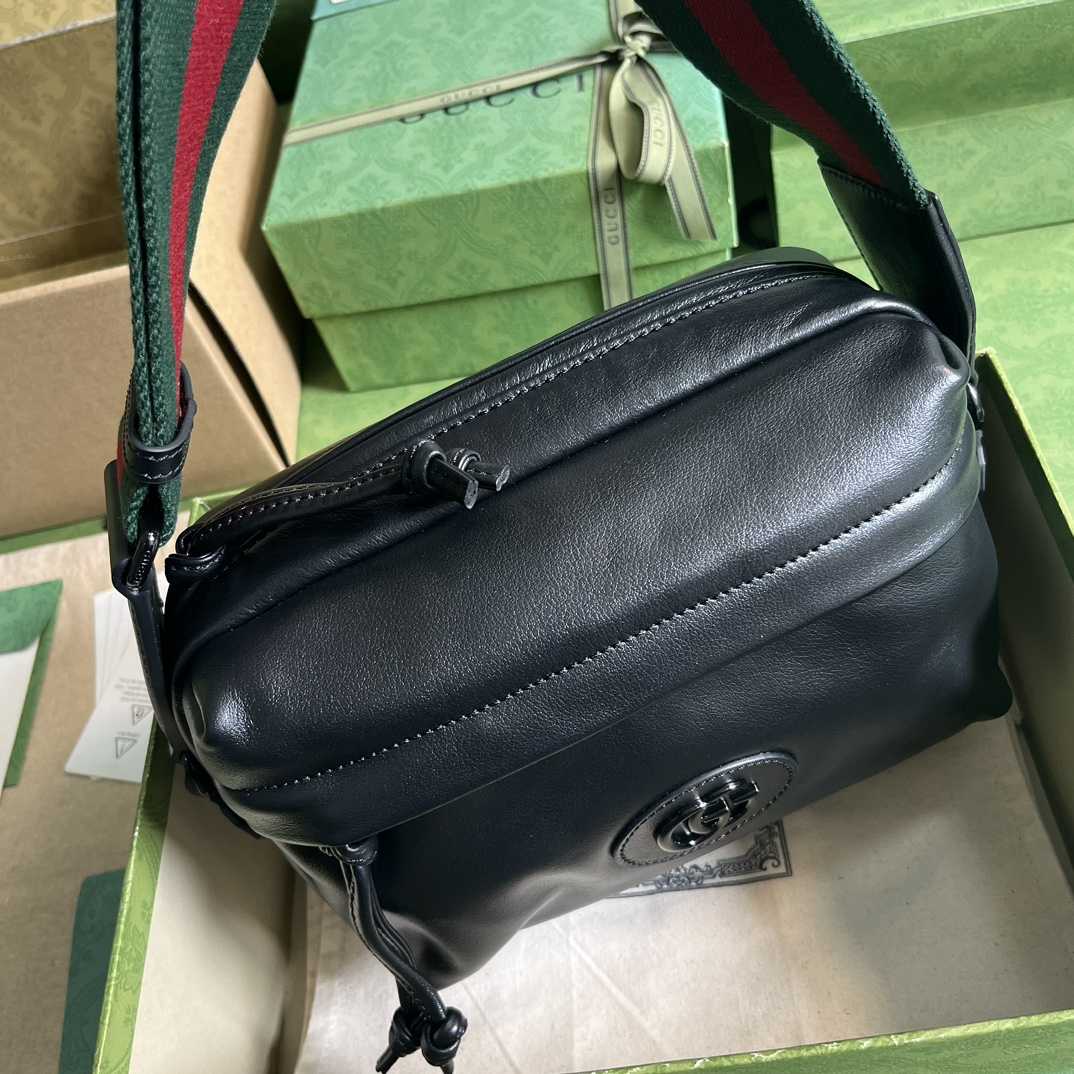 Gucci Shoulder Bag With Tonal Double G(23.5-15.5-8cm) - DopestKickz