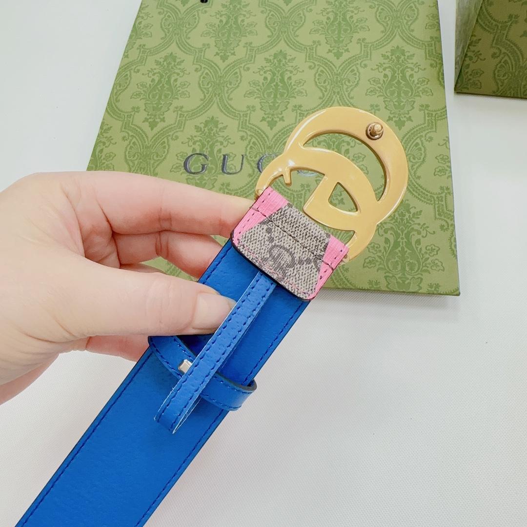Gucci GG Marmont Wide Belt - DopestKickz