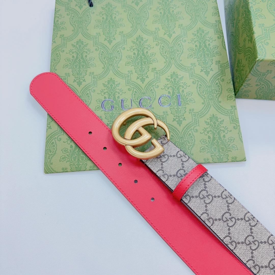 Gucci GG Marmont Reversible Belt - DopestKickz