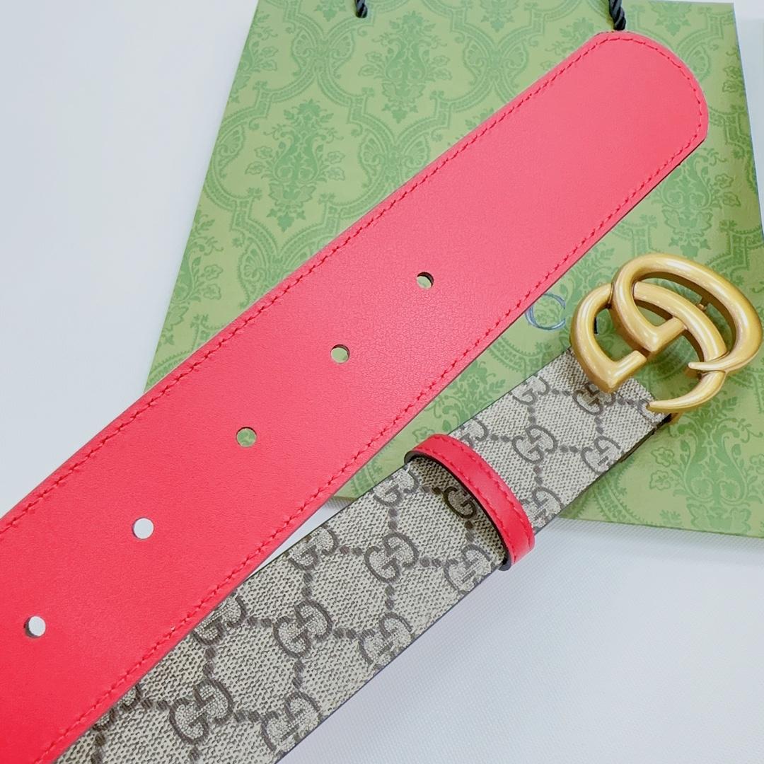 Gucci GG Marmont Reversible Belt - DopestKickz
