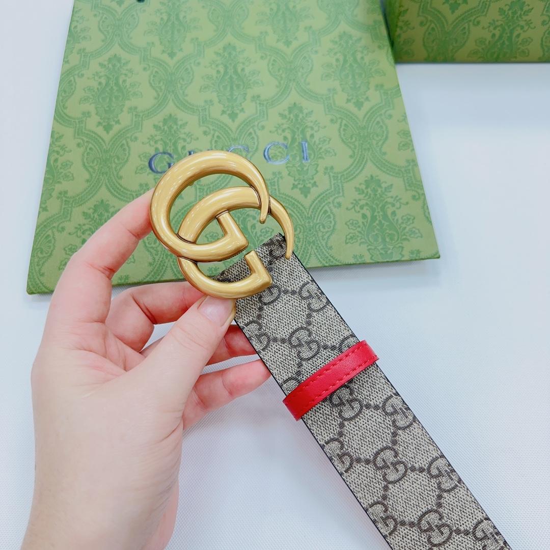 Gucci GG Marmont Reversible Belt - DopestKickz