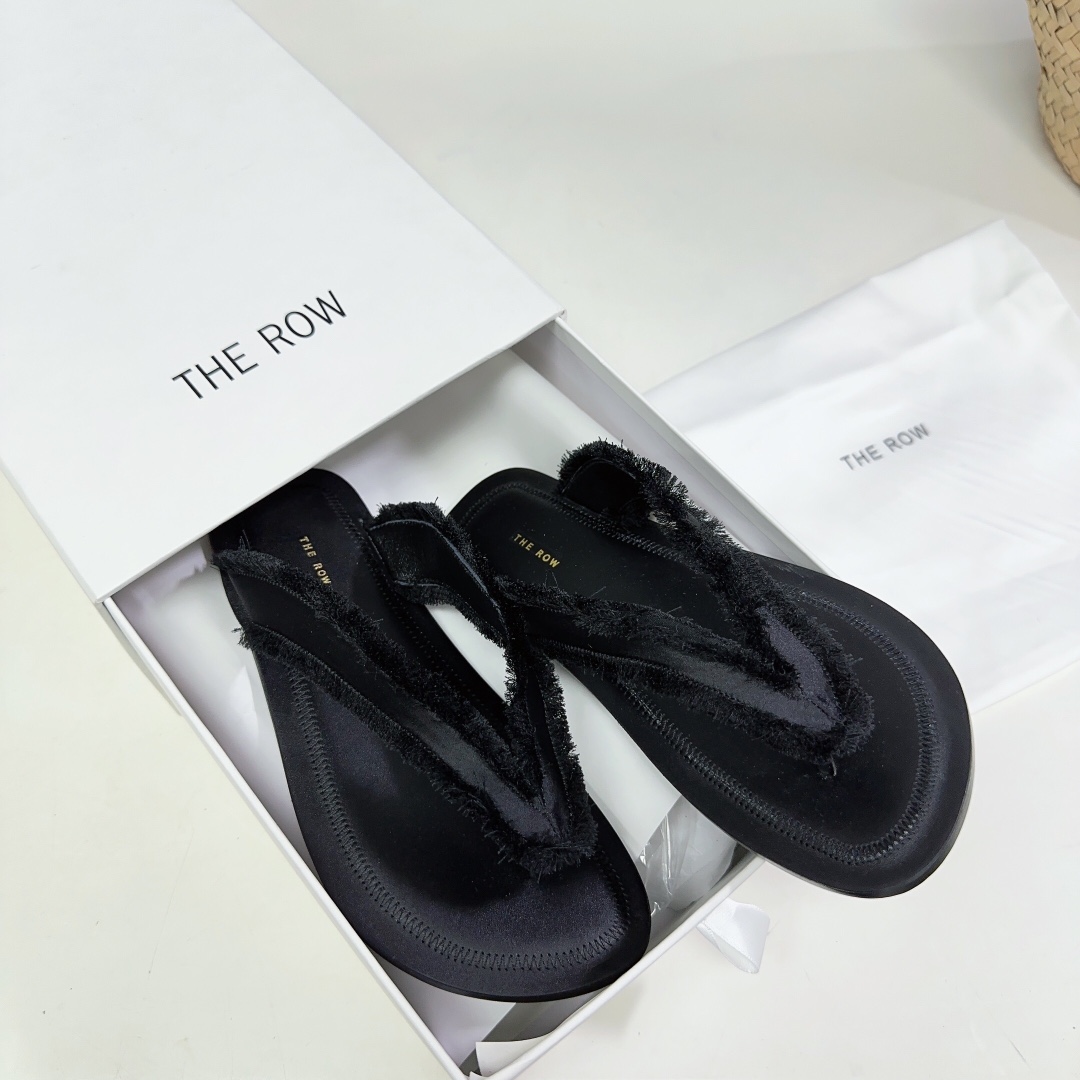 The Row Women's Fray Slingback Thong Sandals - DopestKickz