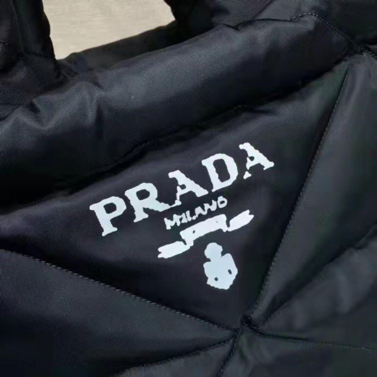 Prada Padded Re-Nylon Tote Bag - DopestKickz