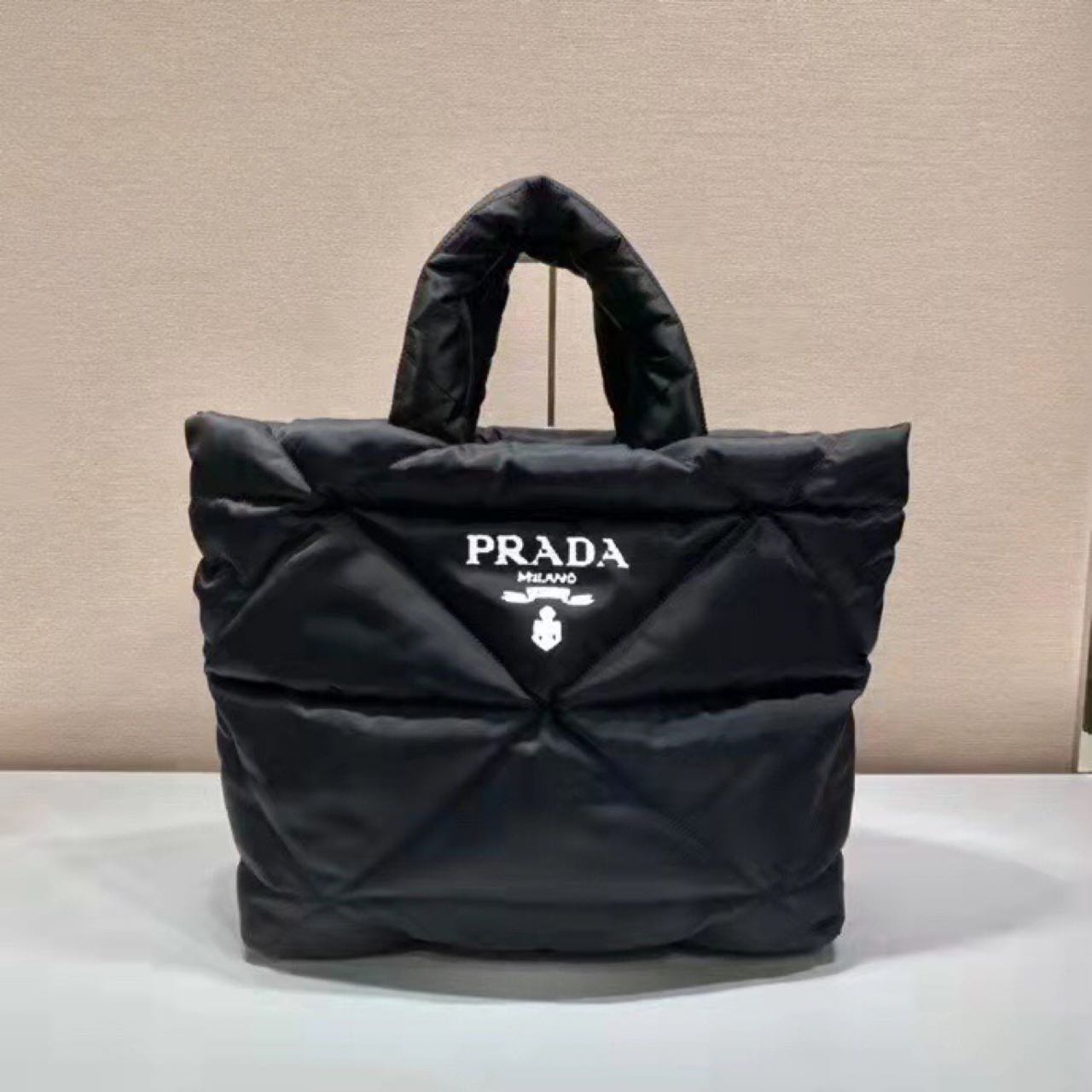Prada Padded Re-Nylon Tote Bag - DopestKickz