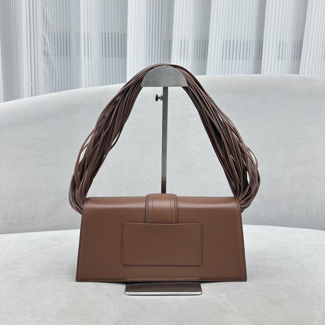 Jacquemus Le Bambino Long Ficiu Shoulder Bag(26-14cm) - DopestKickz