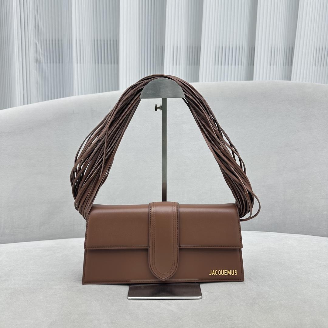 Jacquemus Le Bambino Long Ficiu Shoulder Bag(26-14cm) - DopestKickz