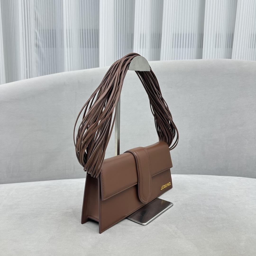 Jacquemus Le Bambino Long Ficiu Shoulder Bag(26-14cm) - DopestKickz
