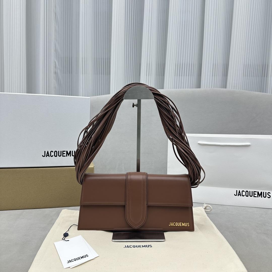 Jacquemus Le Bambino Long Ficiu Shoulder Bag(26-14cm) - DopestKickz