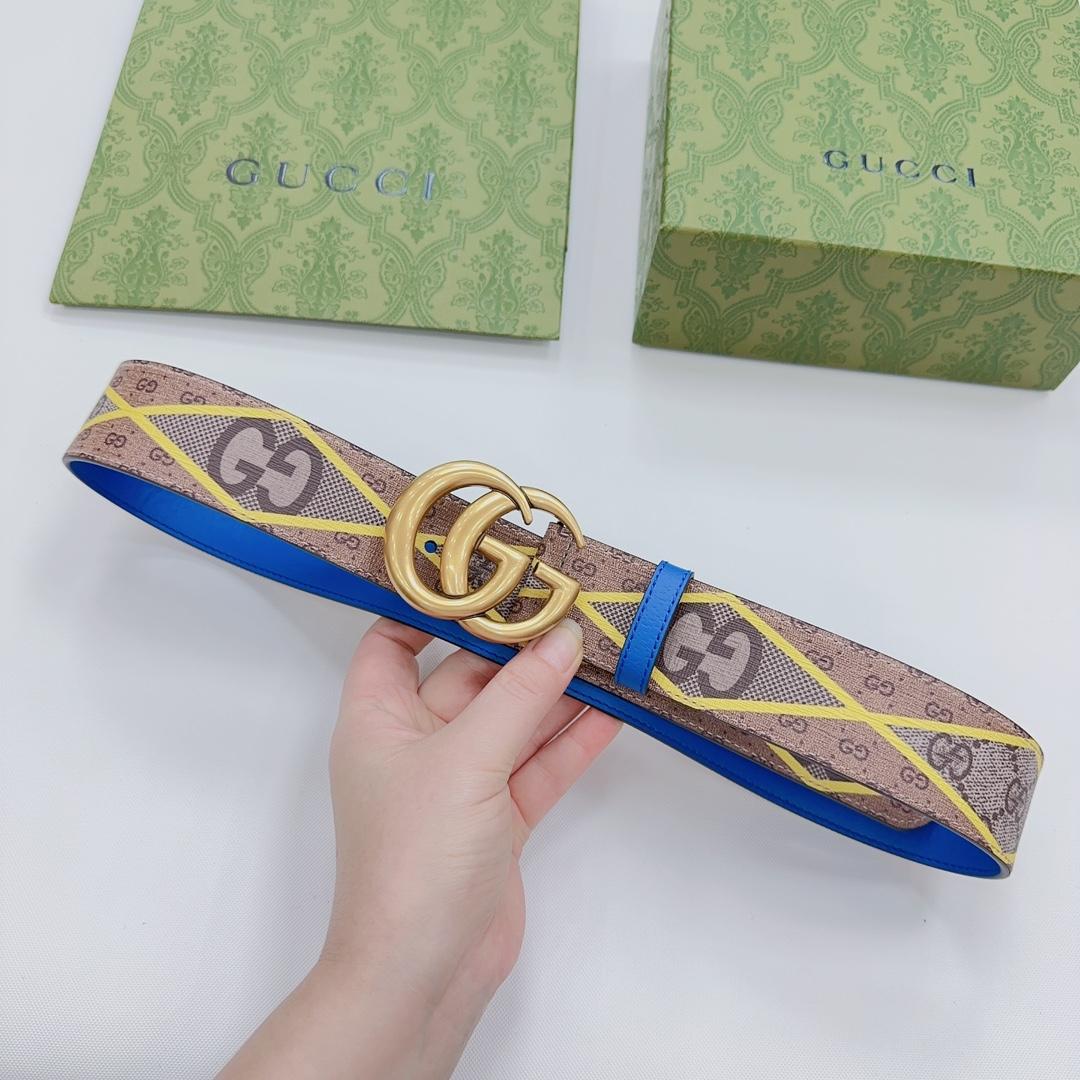 Gucci GG Marmont Wide Belt - DopestKickz