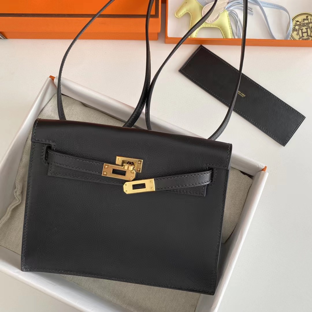 Hermes Kelly Mini Women Handbag(22-17-4cm ) - DopestKickz