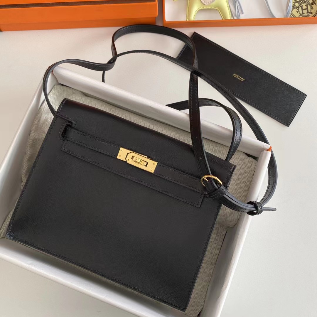 Hermes Kelly Mini Women Handbag(22-17-4cm ) - DopestKickz