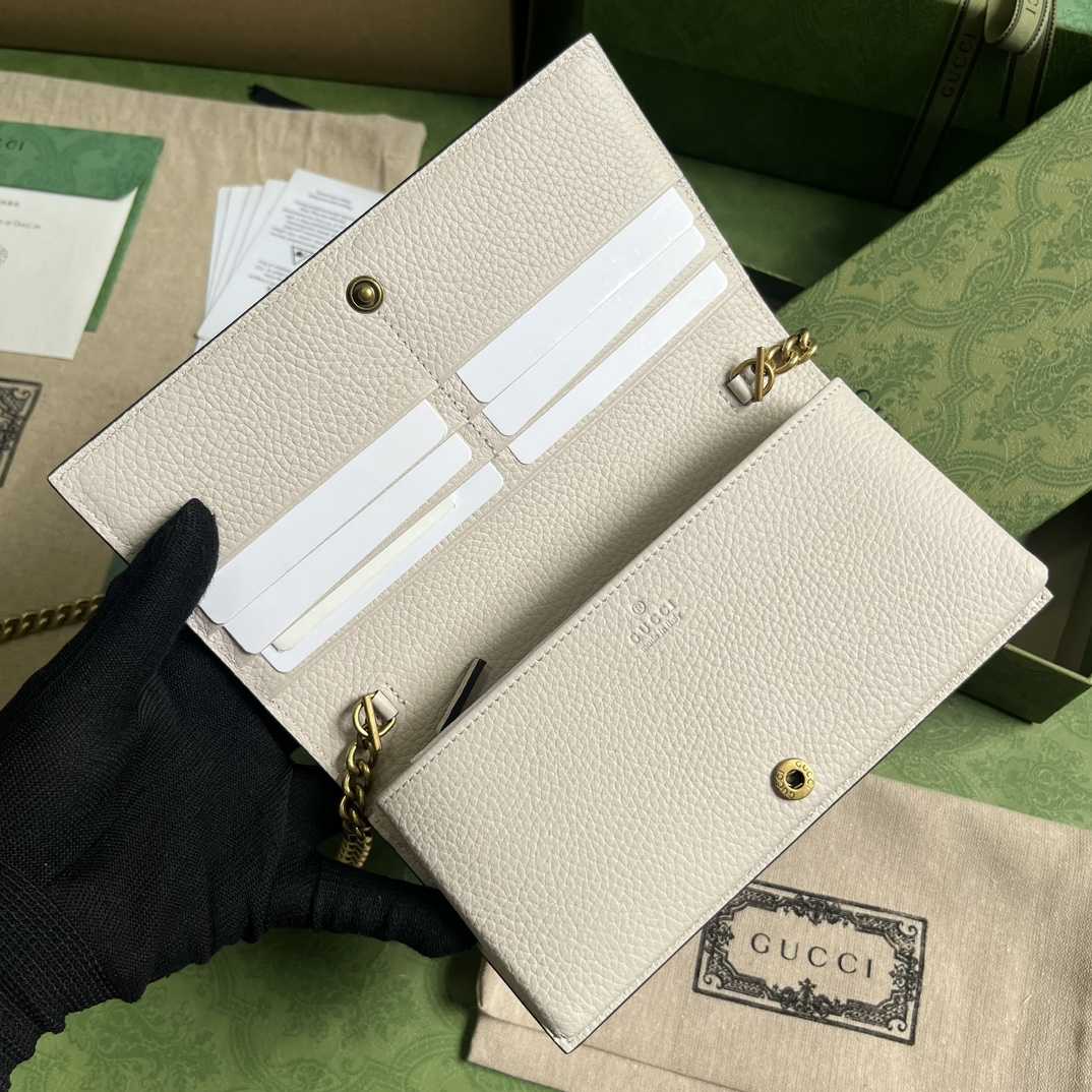 Gucci Chain Wallet With Interlocking G Python Bow(19-10-4cm) - DopestKickz