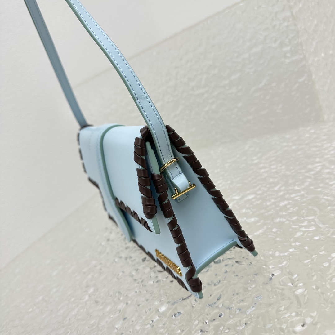 Jacquemus Le Bambino Long Lacet Long laced Flap Bag(28x13.5x6cm) - DopestKickz