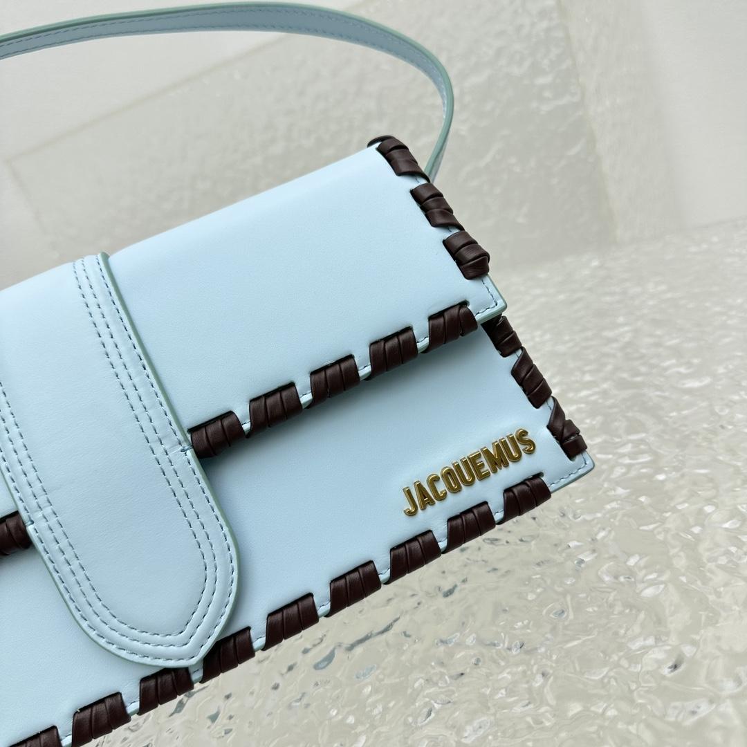 Jacquemus Le Bambino Long Lacet Long laced Flap Bag(28x13.5x6cm) - DopestKickz