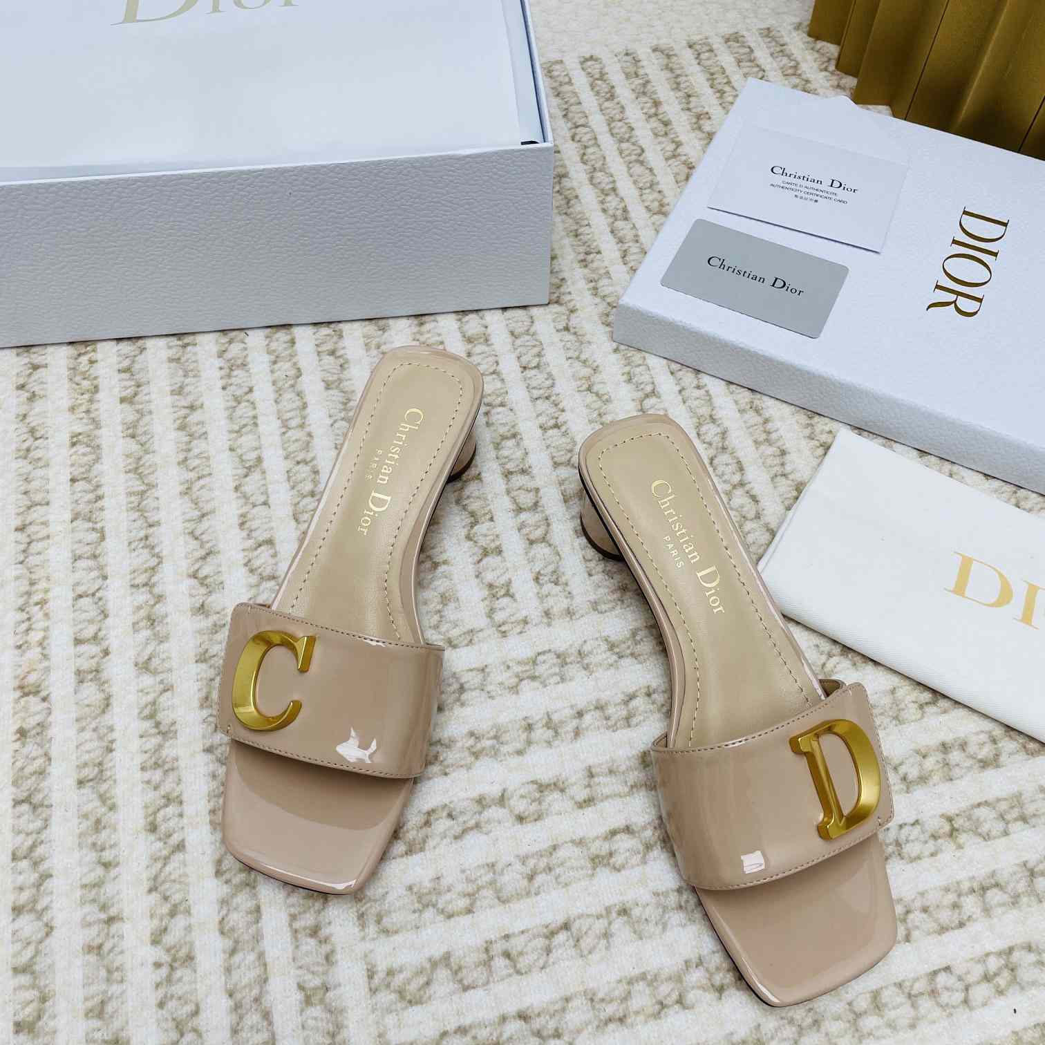 Dior C'est Dior Heeled Slide - DopestKickz