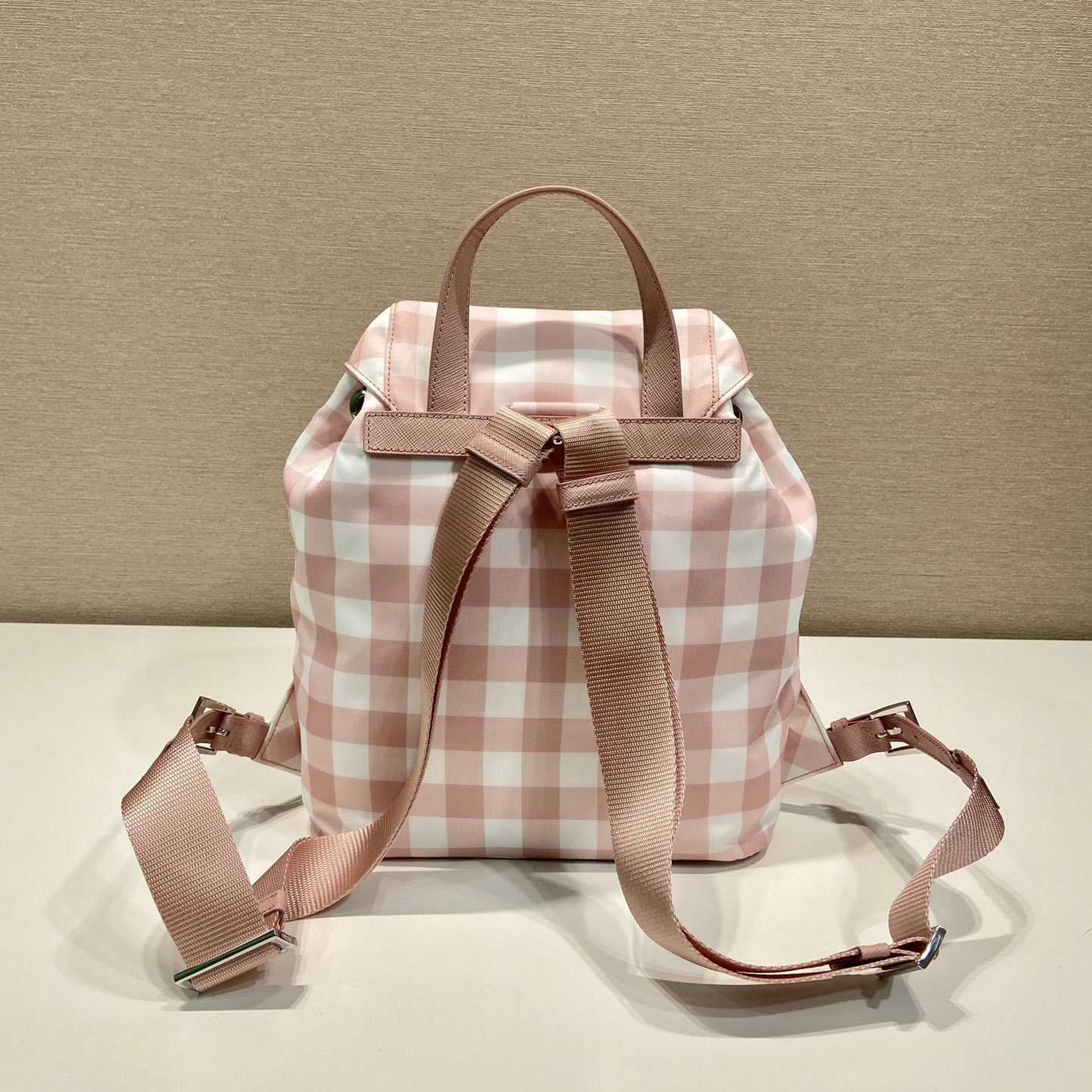 Prada Small Printed Re-Nylon Backpack - DopestKickz