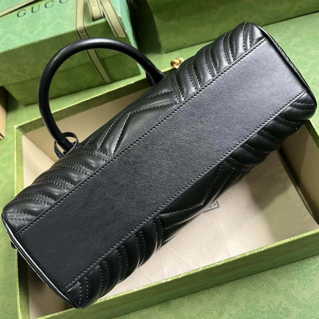 Gucci GG Marmont Small Top Handle Bag(27-13.5-10cm) - DopestKickz