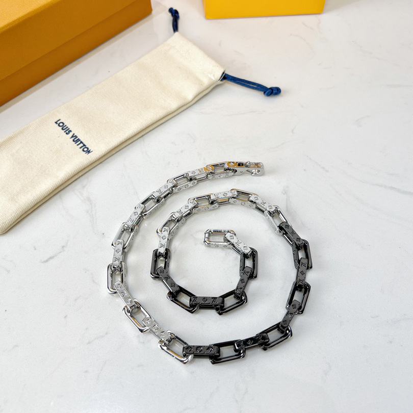 Louis Vuitton Monogram Chain Necklace     - DopestKickz