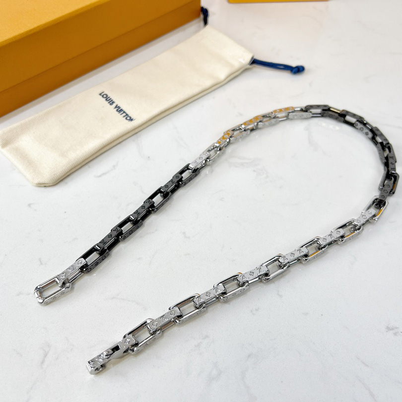 Louis Vuitton Monogram Chain Necklace     - DopestKickz
