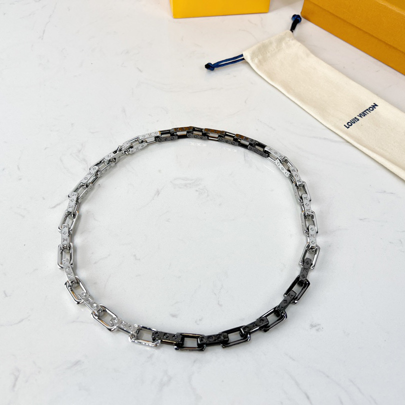 Louis Vuitton Monogram Chain Necklace     - DopestKickz