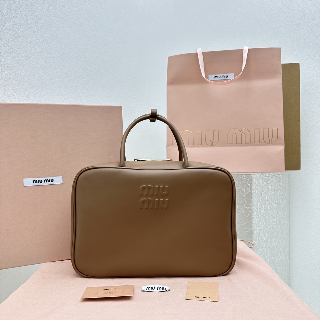 Miu Miu Leather Top-handle Bag - DopestKickz