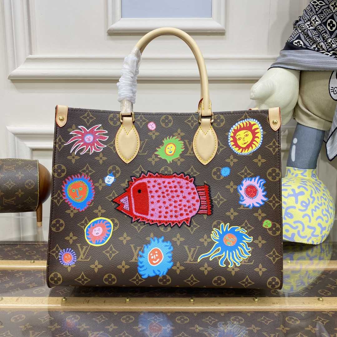 Louis Vuitton LV x YK OnTheGo MM(35 x 27 x 14cm)  M46429 - DopestKickz