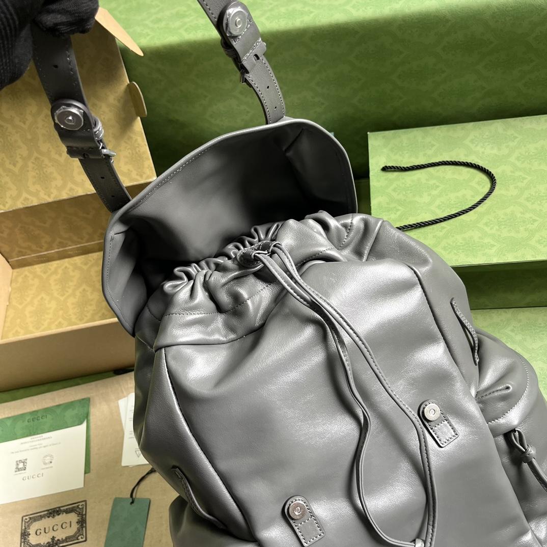 Gucci Backpack With Tonal Double G(38-44-15cm) - DopestKickz