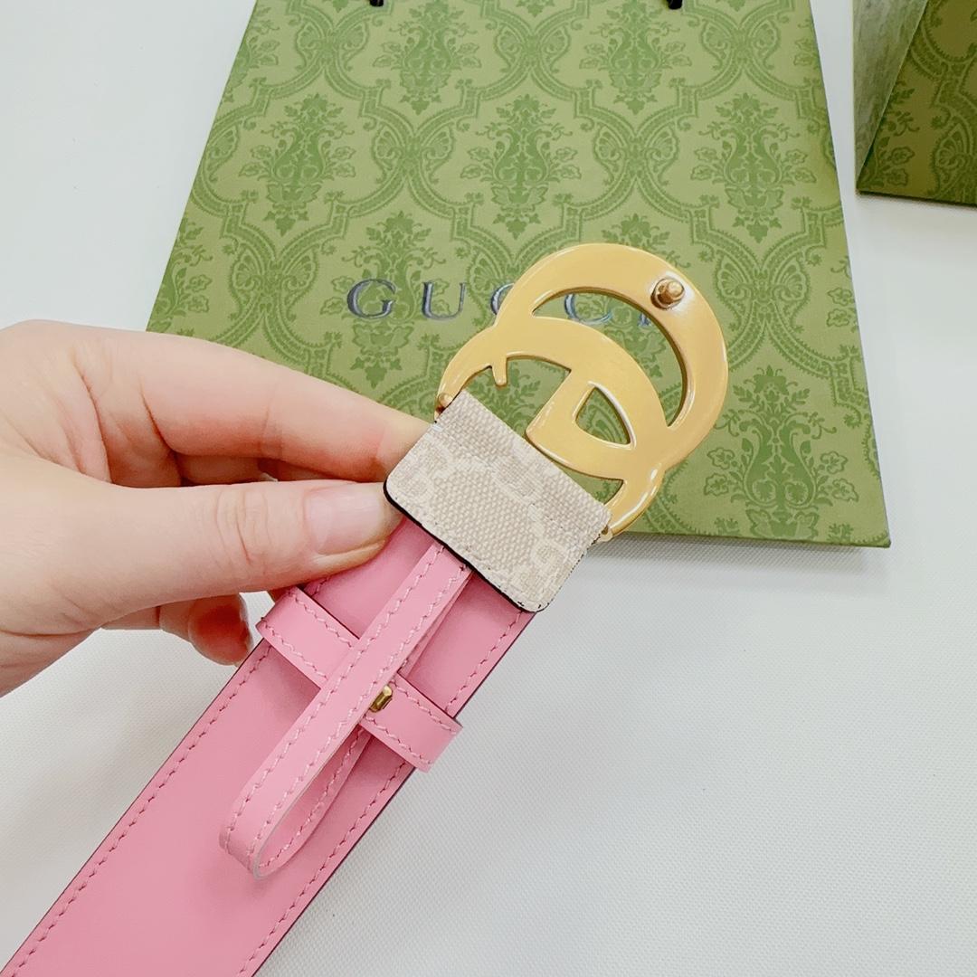 Gucci GG Marmont Reversible Wide Belt - DopestKickz
