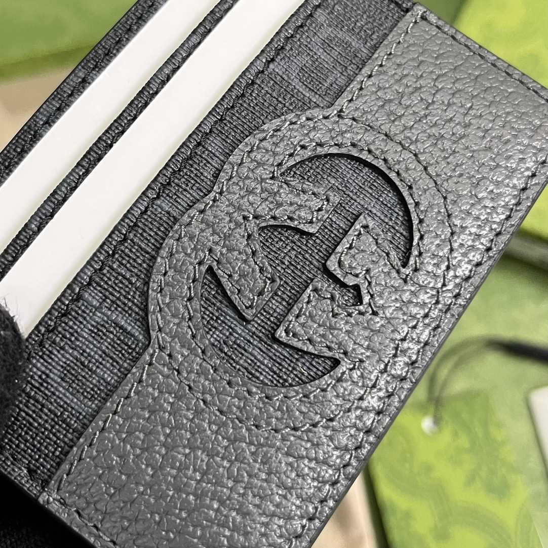Gucci Card Case With Cut-out Interlocking G(10-7cm)    - DopestKickz