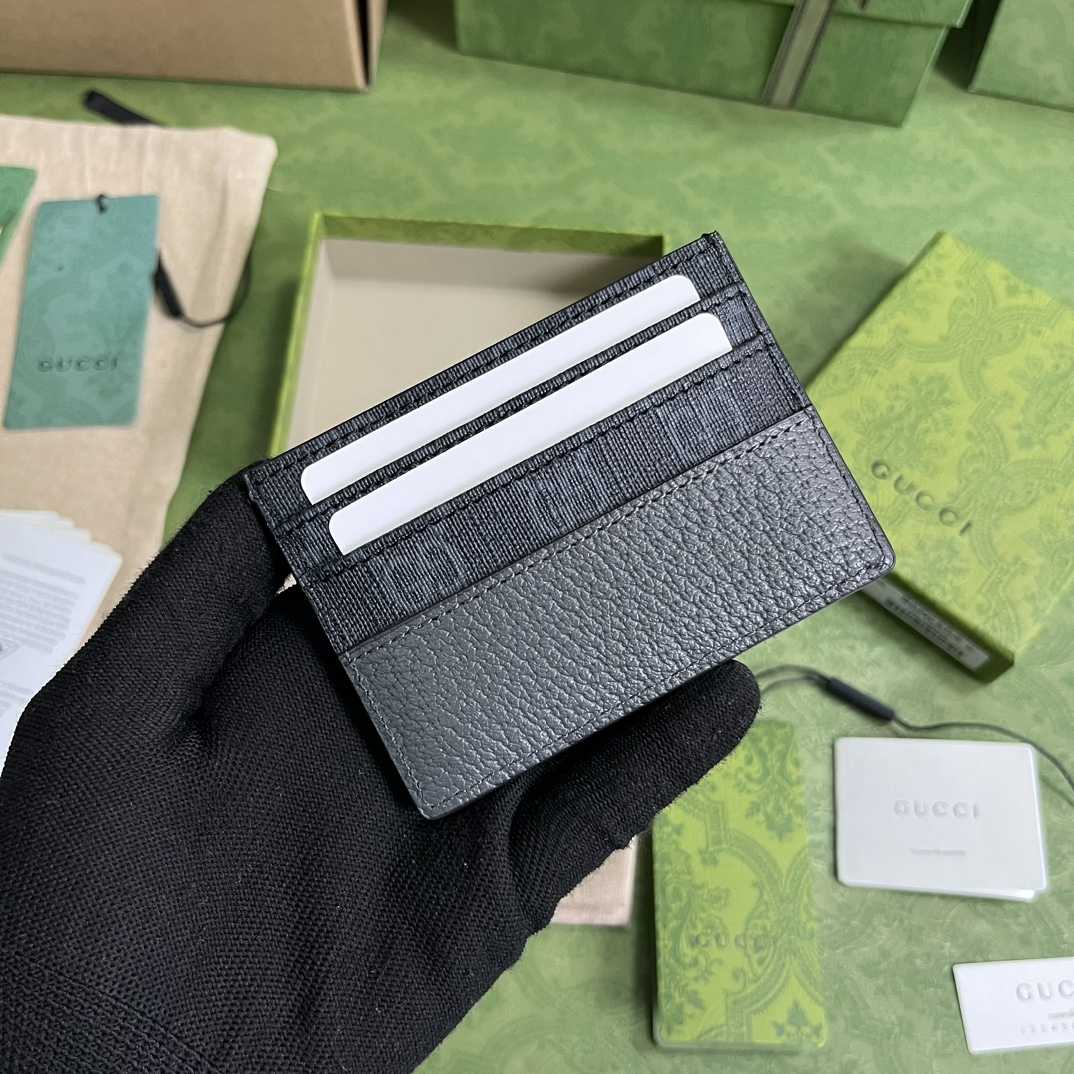 Gucci Card Case With Cut-out Interlocking G(10-7cm)    - DopestKickz