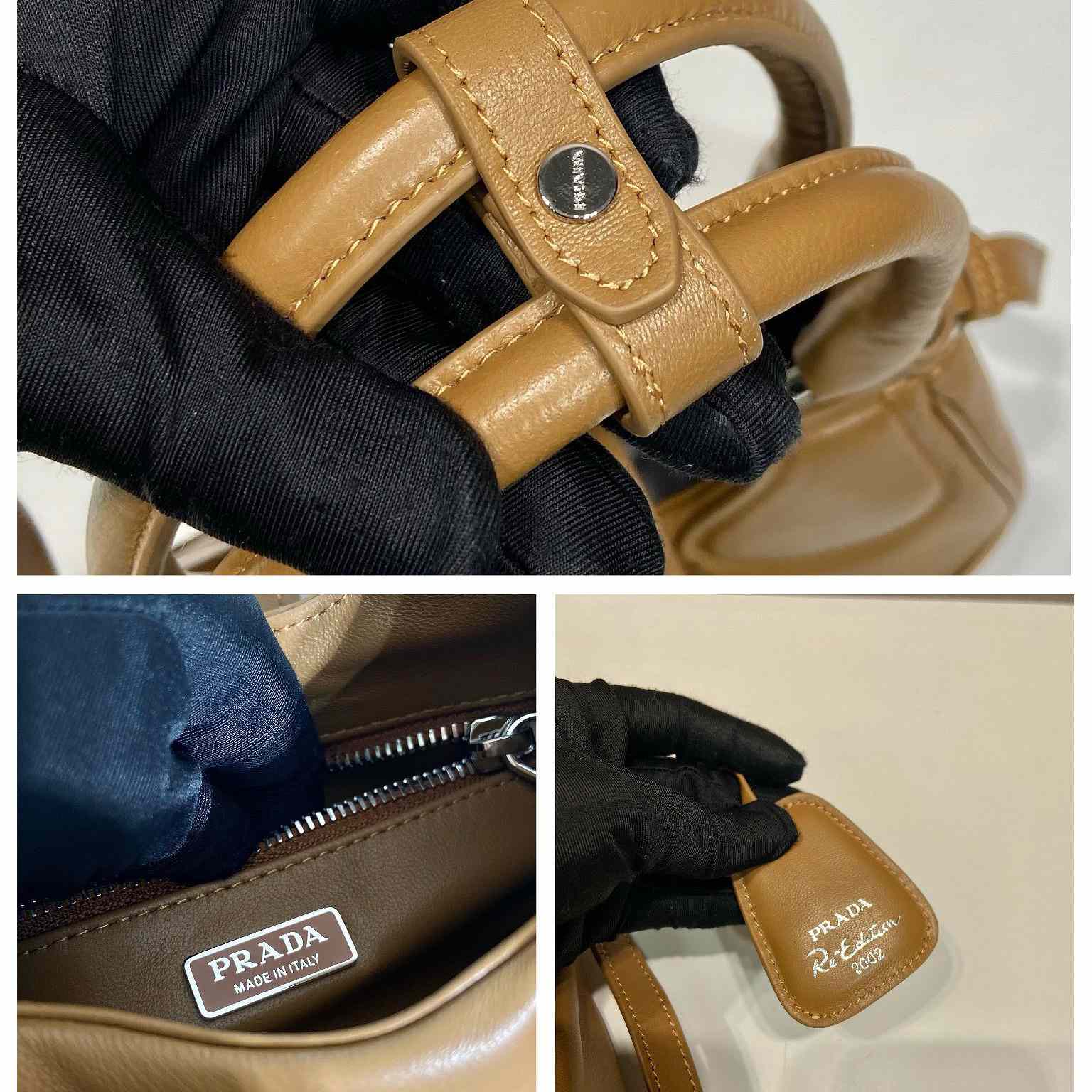 Prada Moon Padded Nappa-leather Bag - DopestKickz