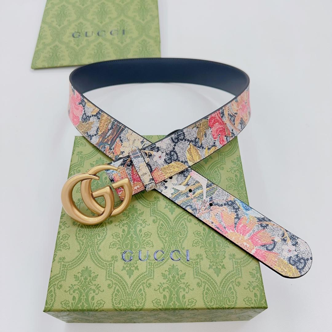 Gucci GG Marmont Wide Belt - DopestKickz