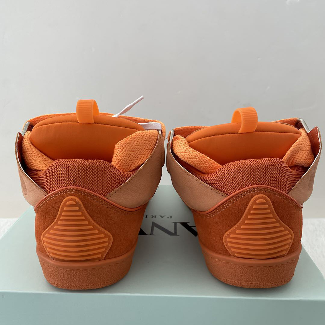Lanvin Leather Curb Sneakers - DopestKickz