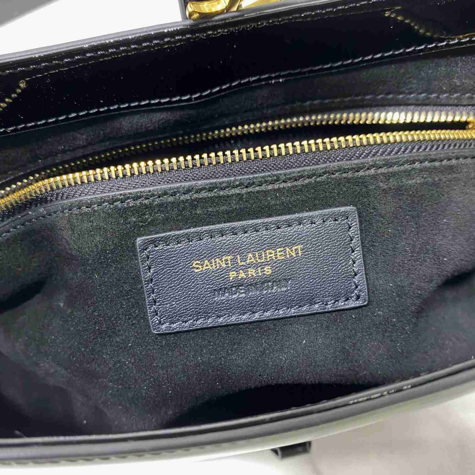 Saint Laurent Le 5 À 7 In Patent Leather - DopestKickz