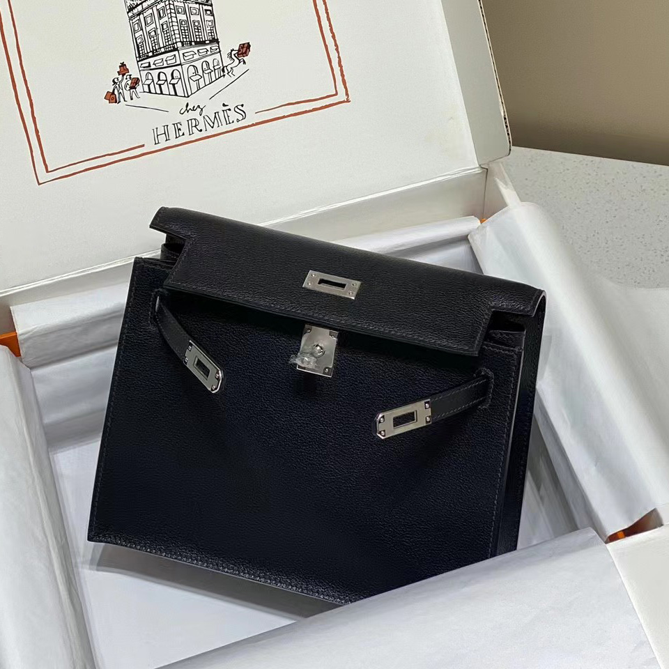 Hermes Kelly Mini Women Handbag(22-17-4cm ) - DopestKickz